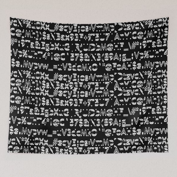 Item preview, Artistic keyboard character pattern designed and sold by DFLC Prints.