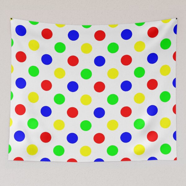 Item preview, Vibrant Polka Dot Pattern – Red, Green, Blue & Yellow designed and sold by DLawsonDesigns.