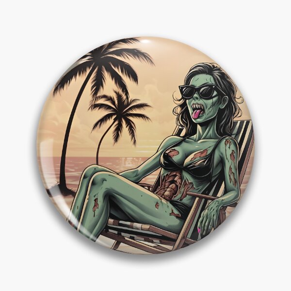 Item preview, Zombie Girl - Beach Bum - Undead Summer designed and sold by NightTimeJ.