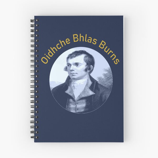 Item preview, Robbie Burns - Oidhche Bhlas Burns Yellow Text designed and sold by taiche.