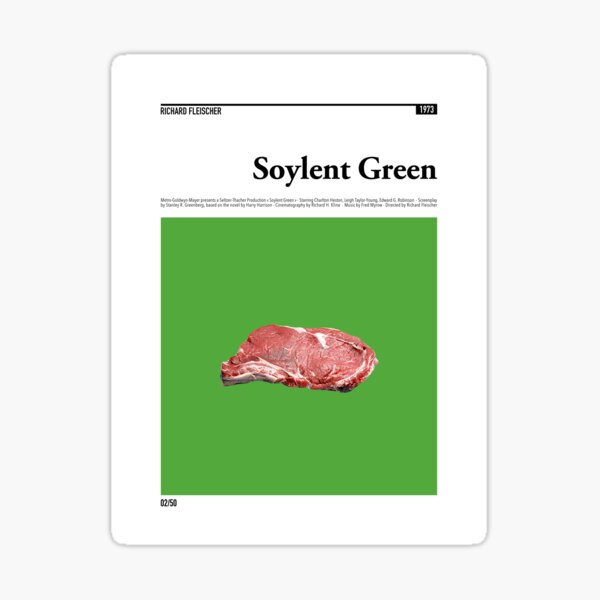 Artikel-Vorschau von OOMP-Poster zum Film SOYLENT GREEN, designt und verkauft von Arcilonius.