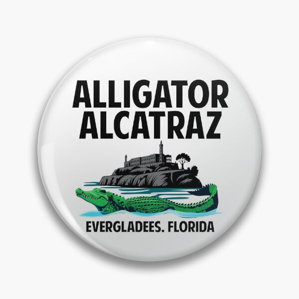 Item preview, Funny Meme Florida Everglades Alligatraz Alligator Alcatraz designed and sold by Colorfulman.