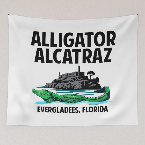 Item preview, Funny Meme Florida Everglades Alligatraz Alligator Alcatraz designed and sold by Colorfulman.