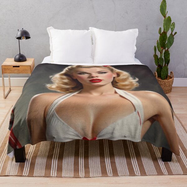 Item preview, 1940s Tennis Blonde Pin Up Art designed and sold by MissSaylor.