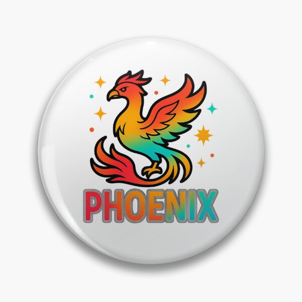 Item preview, Psychedelic Phoenix - Vibrant Mythical Creature Art designed and sold by sifo2024.