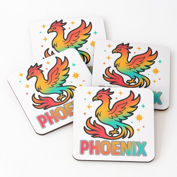 Item preview, Psychedelic Phoenix - Vibrant Mythical Creature Art designed and sold by sifo2024.
