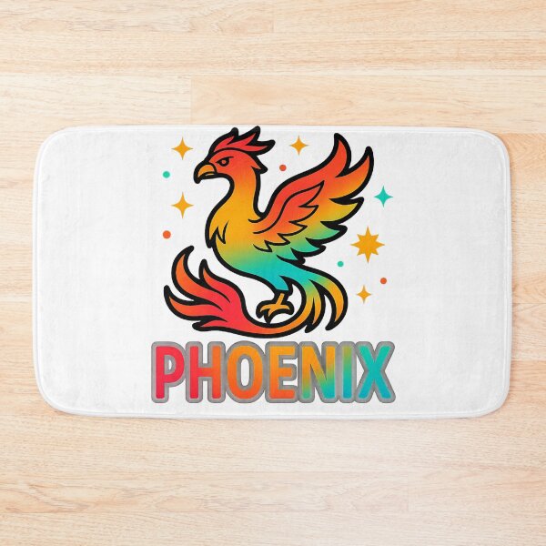 Item preview, Psychedelic Phoenix - Vibrant Mythical Creature Art designed and sold by sifo2024.