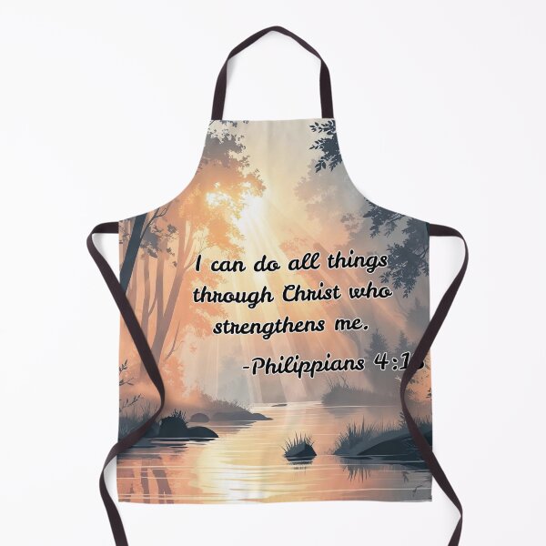 Item preview, Philippians 4:13 Bible verse designed and sold by Quiet Spark Studio.