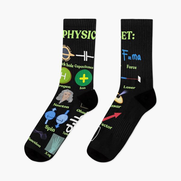 Item preview, The Physics Alphabet, cool science and Physics designed and sold by NoetherSym.