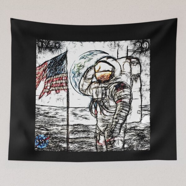 Item preview, Stamp moon landing 1969 #2 Variation  designed and sold by Helios Be. Lavsh.