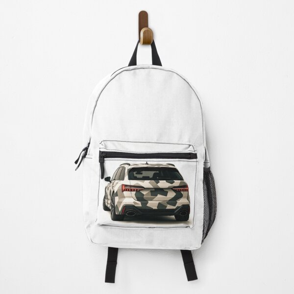 Item preview, Modern Touring Car Shining In Minimalist Studio With Camo Wrap designed and sold by RevUpDesign.
