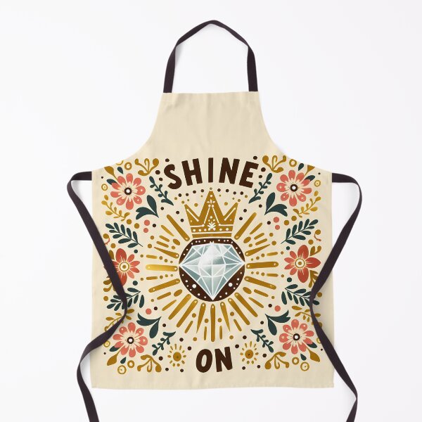 Item preview, Shine On Diamond Message - Scandinavian Folk Art by heidiannemorris © designed and sold by FOLK ART FUSION by heidiannemorris.