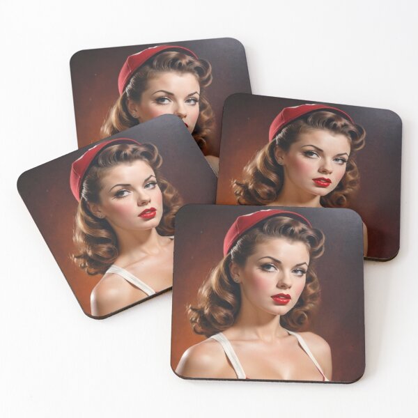 Item preview, Vintage Baseball Card Pin Up Art  designed and sold by MissSaylor.