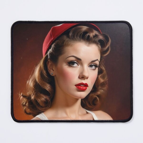Item preview, Vintage Baseball Card Pin Up Art  designed and sold by MissSaylor.