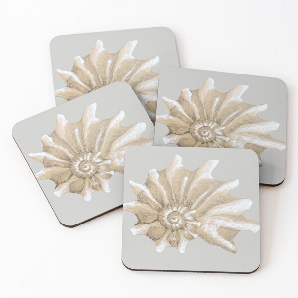 Item preview, Shell Portrait VII on a neutral ground designed and sold by LisaLeQuelenec.