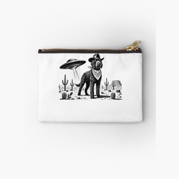Item preview, Vintage Retro Spinone Italiano UFO Western Country Wild West Dog Mom Dad designed and sold by Kimberley King Art  King Art.