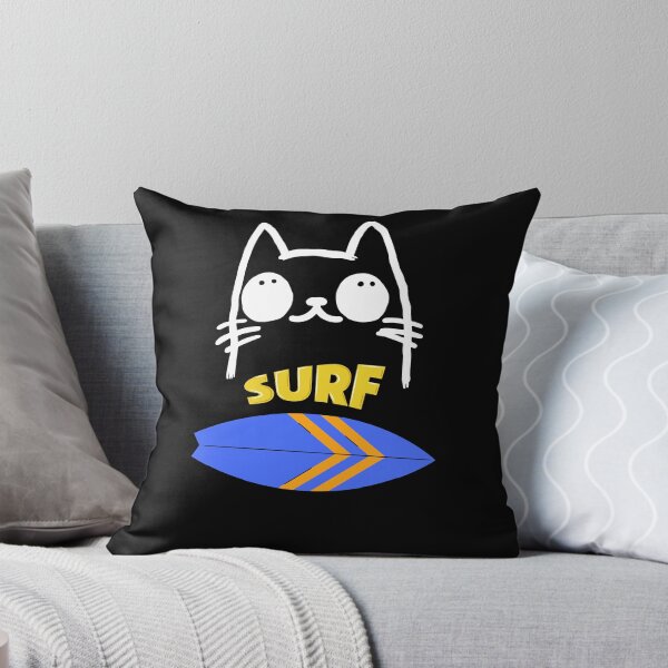 Item preview, cat wants to surf classic t-shirt designed and sold by TamouStyle.