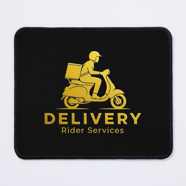 Item preview, Delivery Rider - Courier Hero Emblem designed and sold by Digital Dreams Arts.