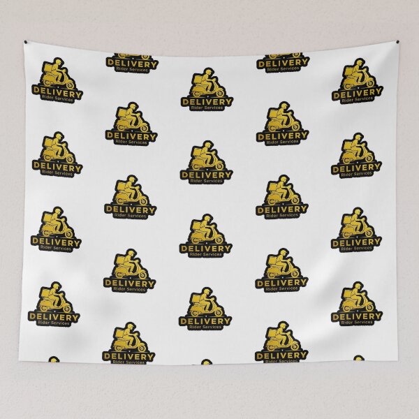 Item preview, Delivery Rider - Courier Hero Emblem designed and sold by Digital Dreams Arts.
