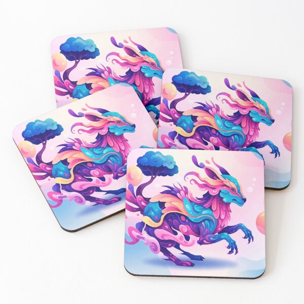 Item preview, Surreal Fantasy Creature Art – Vibrant Mythical Being Illustration designed and sold by Ojo de Lilith.