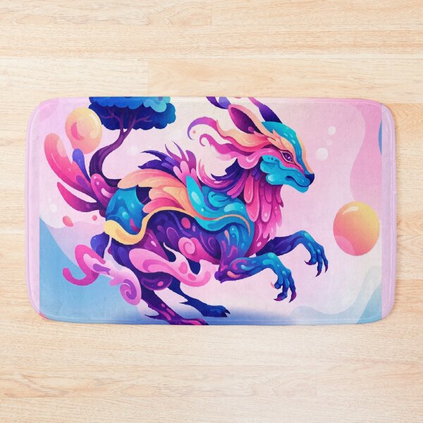 Item preview, Surreal Fantasy Creature Art – Vibrant Mythical Being Illustration designed and sold by  Ojo de Lilith.