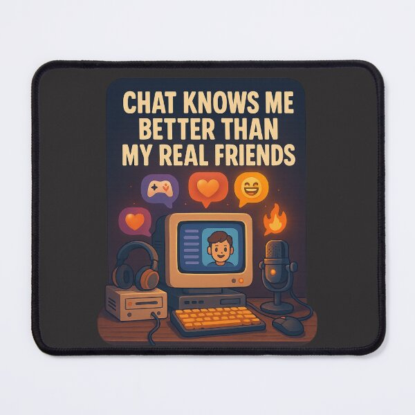 Item preview, Chat Knows Me – Streamer Connection Vibes designed and sold by Aube11.