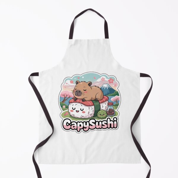 Item preview, Capysushi – Cute Chibi Capybara Sushi Sticker | Kawaii Animal Art designed and sold by Nuist25.