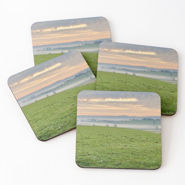 Item preview, View over the Welland Valley towards Great Easton, Leicestershire designed and sold by Kate Anderson Art.