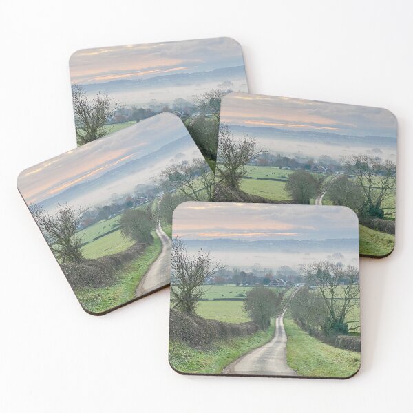 Item preview, View over the Welland Valley towards Drayton, Leicestershire designed and sold by Kate Anderson Art.