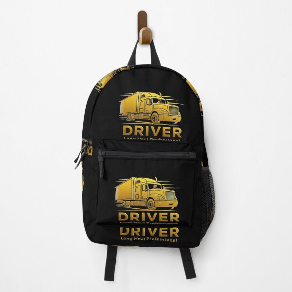 Item preview, Truck Driver – Golden Badge for Road Professionals designed and sold by Digital Dreams Arts.
