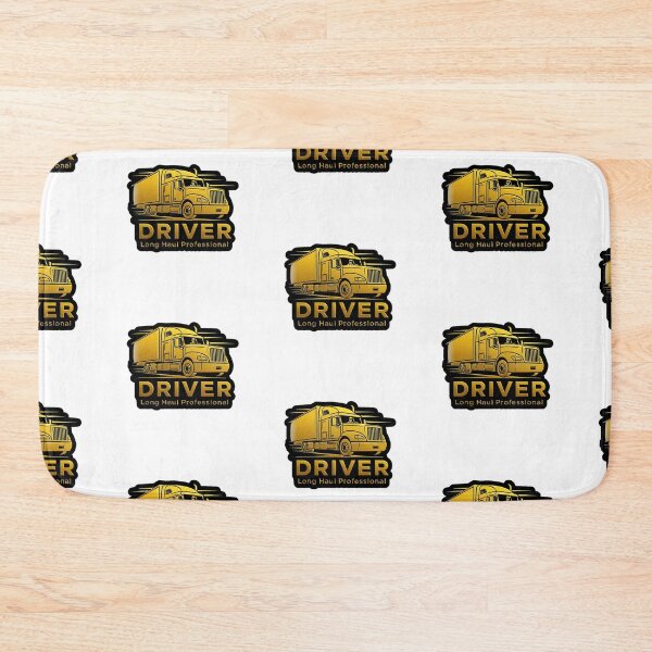 Item preview, Truck Driver – Golden Badge for Road Professionals designed and sold by Digital Dreams Arts.