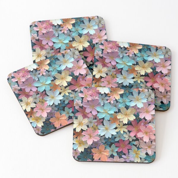 Item preview, Soft Pastel Floral Symphony designed and sold by BasajaunStudio.