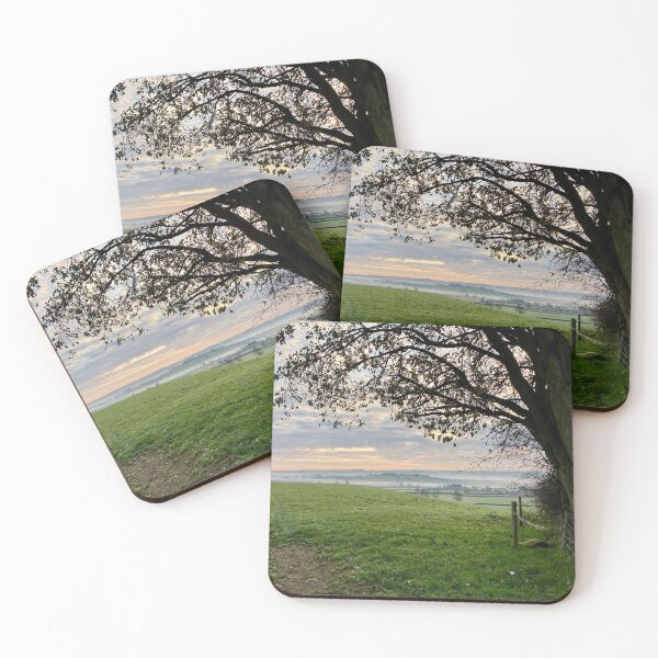 Item preview, View over the Welland Valley towards Great Easton, Leicestershire designed and sold by Kate Anderson Art.