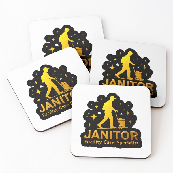 Item preview, Janitor Logo – Design Honoring Cleanliness and Care designed and sold by Digital Dreams Arts.