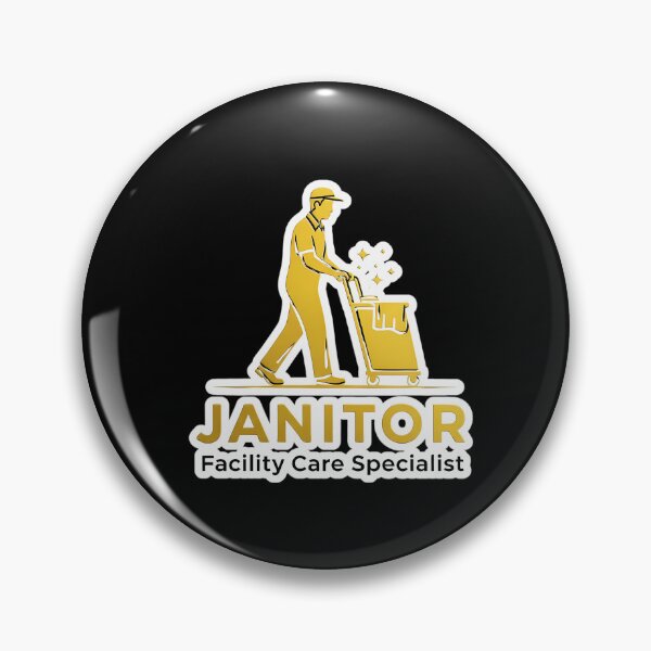Item preview, Janitor – Celebrating Essential Facility Workers designed and sold by Digital Dreams Arts.