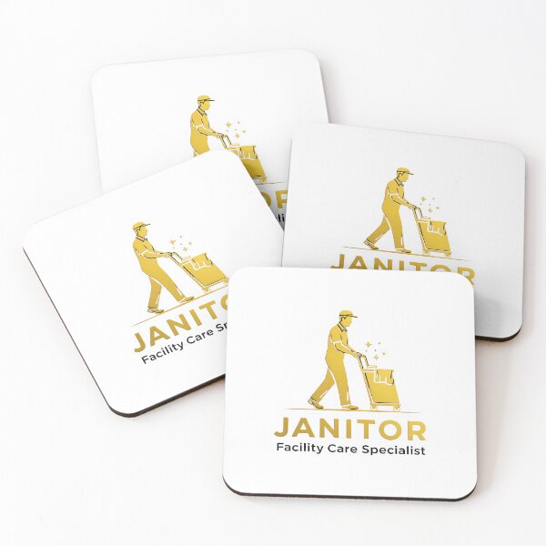 Item preview, Janitor – Celebrating Essential Facility Workers designed and sold by Digital Dreams Arts.