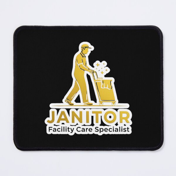 Item preview, Janitor – Celebrating Essential Facility Workers designed and sold by Digital Dreams Arts.