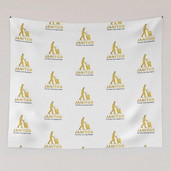 Item preview, Janitor – Celebrating Essential Facility Workers designed and sold by Digital Dreams Arts.