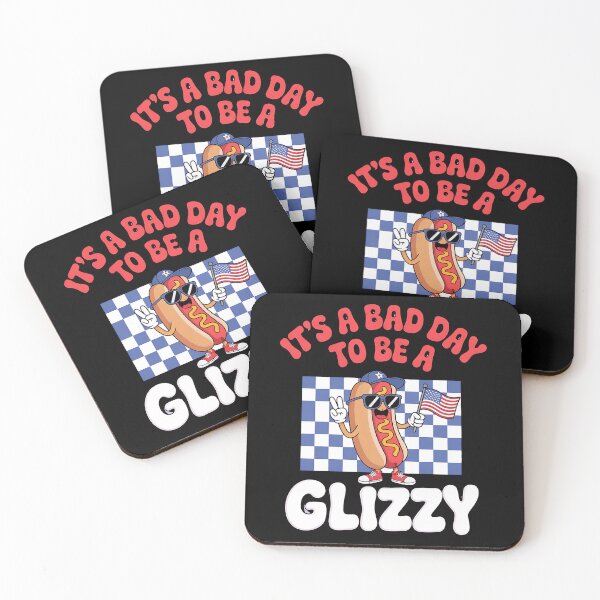 Item preview, It's A Bad Day To Be A Glizzy Funny 4th Of July Hot Dog designed and sold by BakeryDozen.
