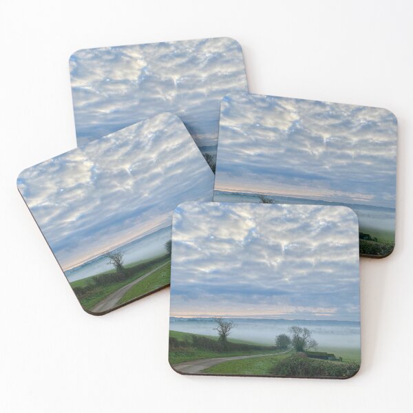 Item preview, View over the Welland Valley towards Drayton, Leicestershire designed and sold by Kate Anderson Art.