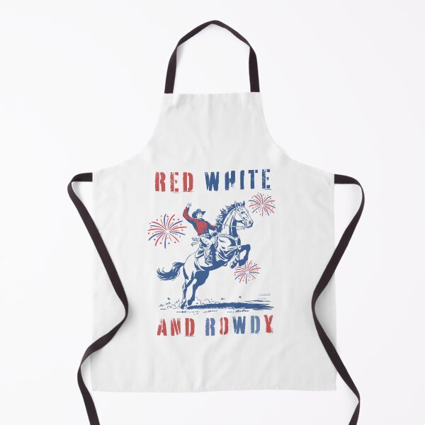Item preview, Red white and rowdy distressed USA Design - American Cowboy Rowdy designed and sold by Run to Creations.