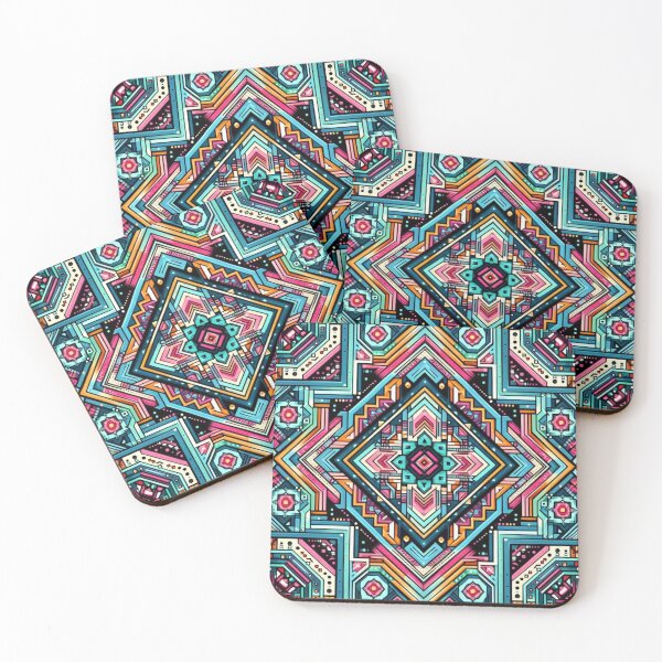 Item preview, colorful geometric,decorative pattern designed and sold by Dogandesighn.