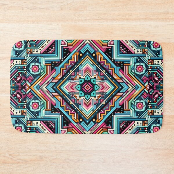 Item preview, colorful geometric,decorative pattern designed and sold by Dogandesighn.