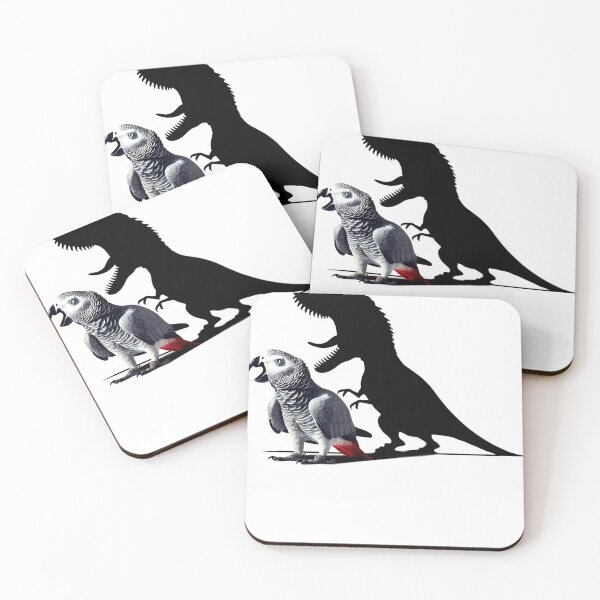 Item preview, Funny Screaming African Grey Parrot Dinosaur Lover Meme designed and sold by Kimberley King Art  King Art.
