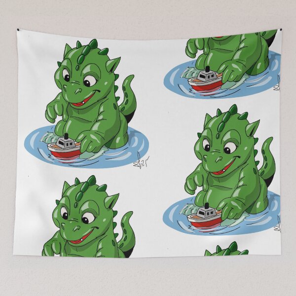 Item preview, Baby monster playing boats designed and sold by Pittstop.