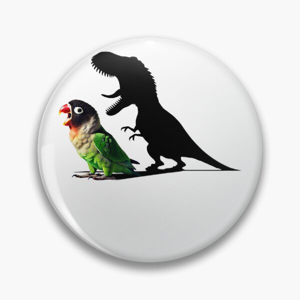 Item preview, Funny Screaming Black-cheeked Lovebird Parrot Dinosaur Lover Meme designed and sold by Kimberley King Art  King Art.