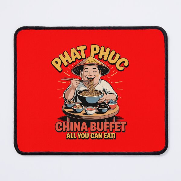 Item preview, Funny Phat Phuc China Buffet Cartoon Chinese Food Lover designed and sold by w1ckerman.