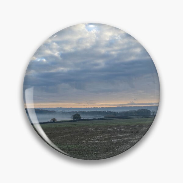 Item preview, View over the Welland Valley towards Cottingham, Northamptonshire designed and sold by Kate Anderson Art.