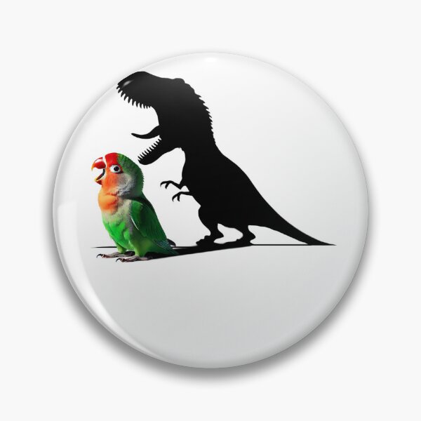 Item preview, Funny Screaming Fischer's Lovebird Parrot Dinosaur Lover Meme designed and sold by Kimberley King Art  King Art.