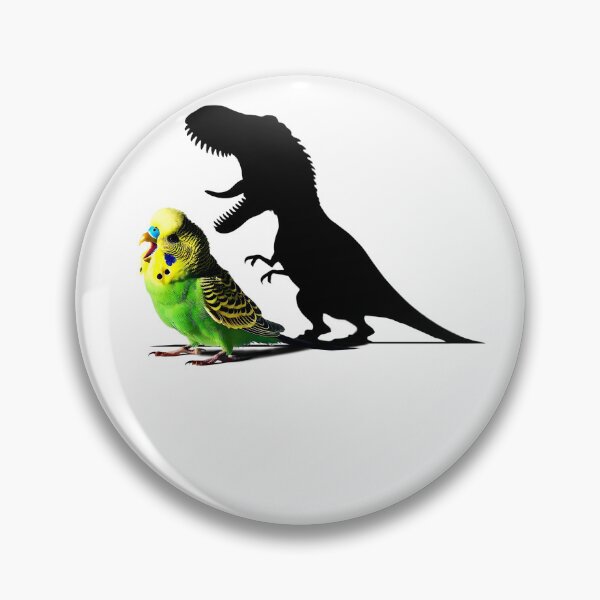 Item preview, Funny Screaming Green Budgerigar Parrot Dinosaur Lover Meme designed and sold by Kimberley King Art  King Art.